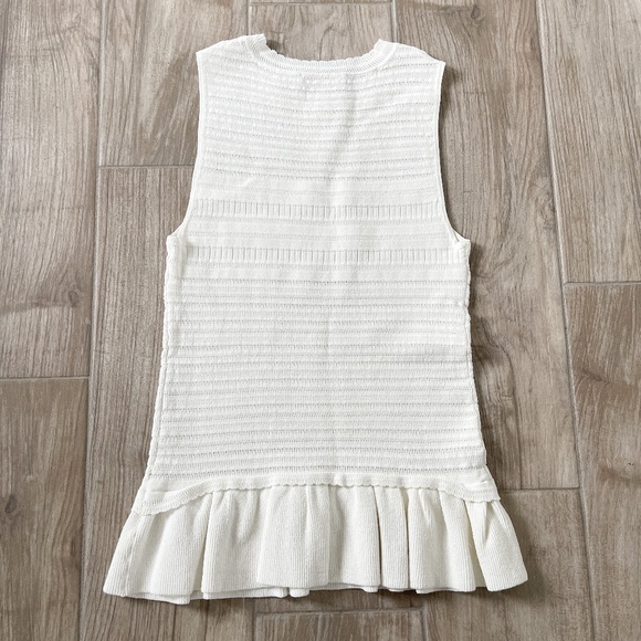 [Rebecca Taylor] Peplum Sweater Tank - Picture 3 of 3